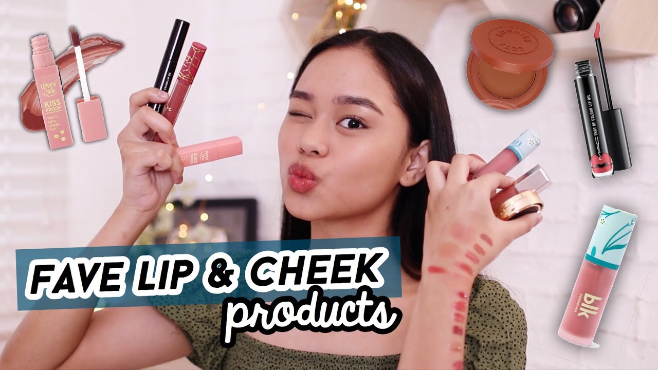 MY FAVORITE LIP & CHEEK TINTS, LIP GLOSS & BALM! | ThatsBella