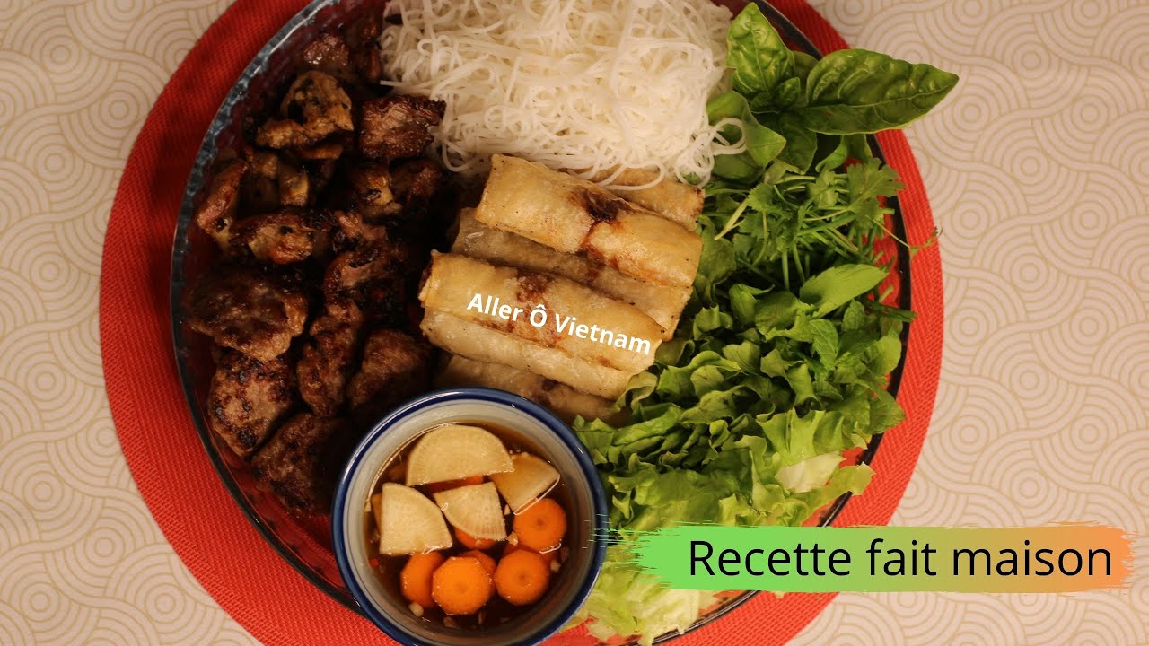 B&Uacute;N CHẢ NEM | Cuisine vietnamienne authentique | Aller &Ocirc; Vietnam