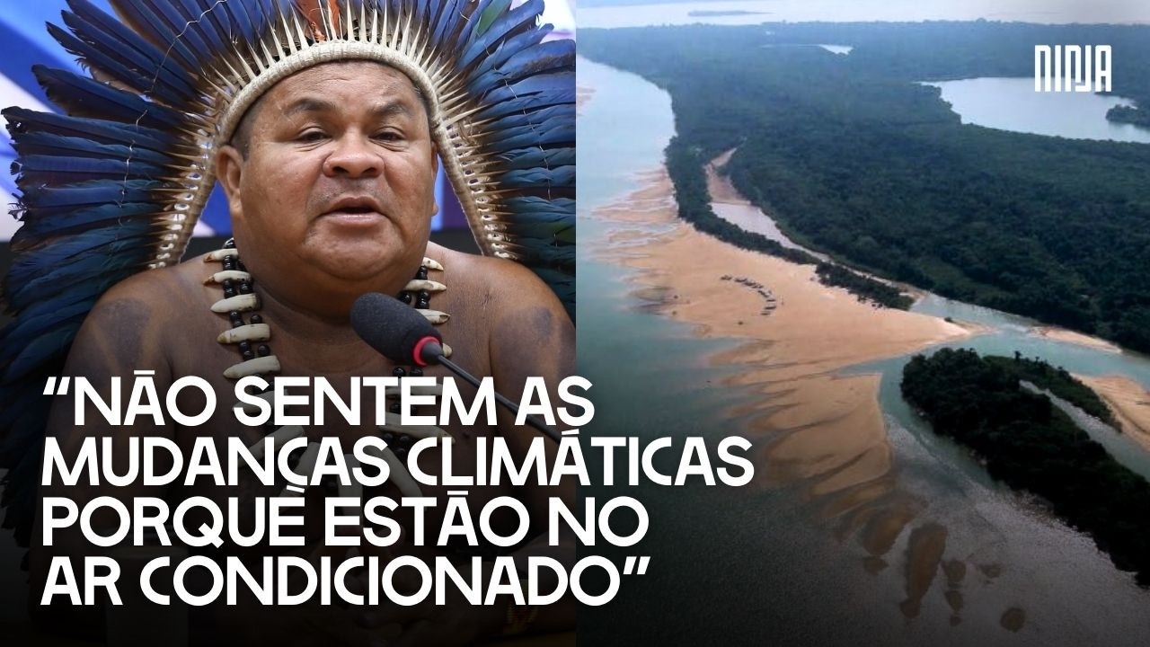 💥Liderança indígena expõe crime ao Rio Tapajós💥“Não pedimos mercúrio no nosso rio”💥