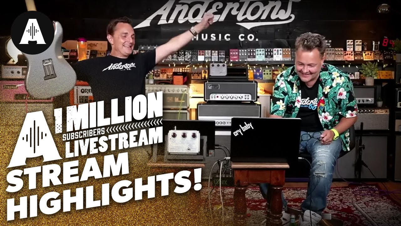 Guests, Games, Hot Sauce & the Klon Giveway! - Andertons 1M Subs Stream Highlights