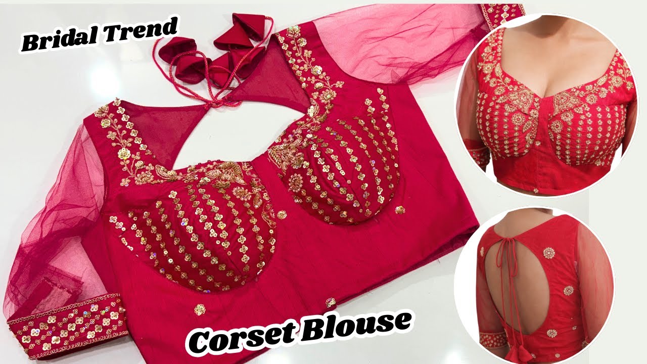 New Trending Corset Blouse Design 2026 | Bridal & Party Wear 🔥 | Latest Corset Blouse Design
