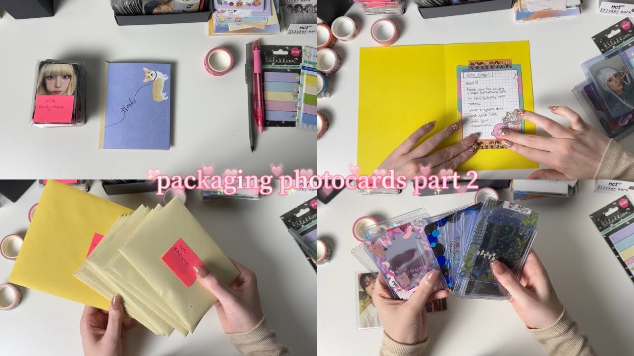 Packaging Kpop Photocard Sales – Part 2 ✨