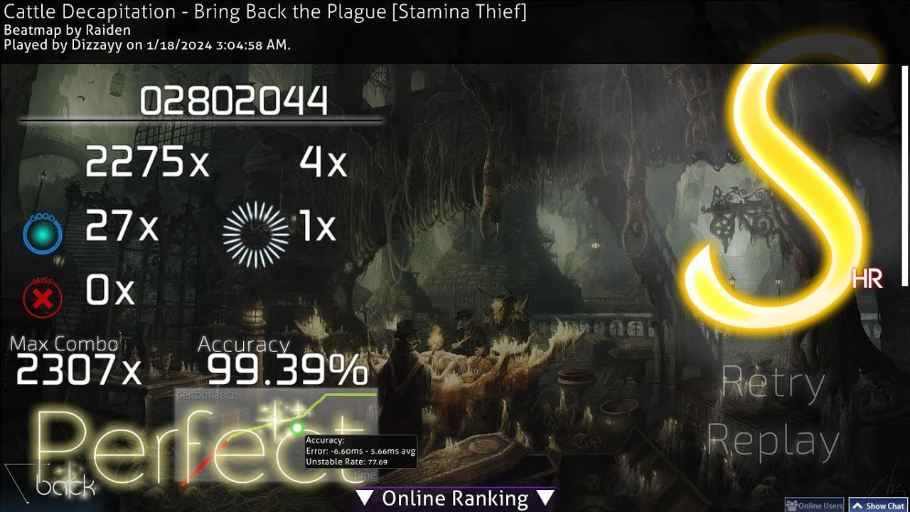Bring Back The Plague [Stamina Thief] +HR 99.39% FC