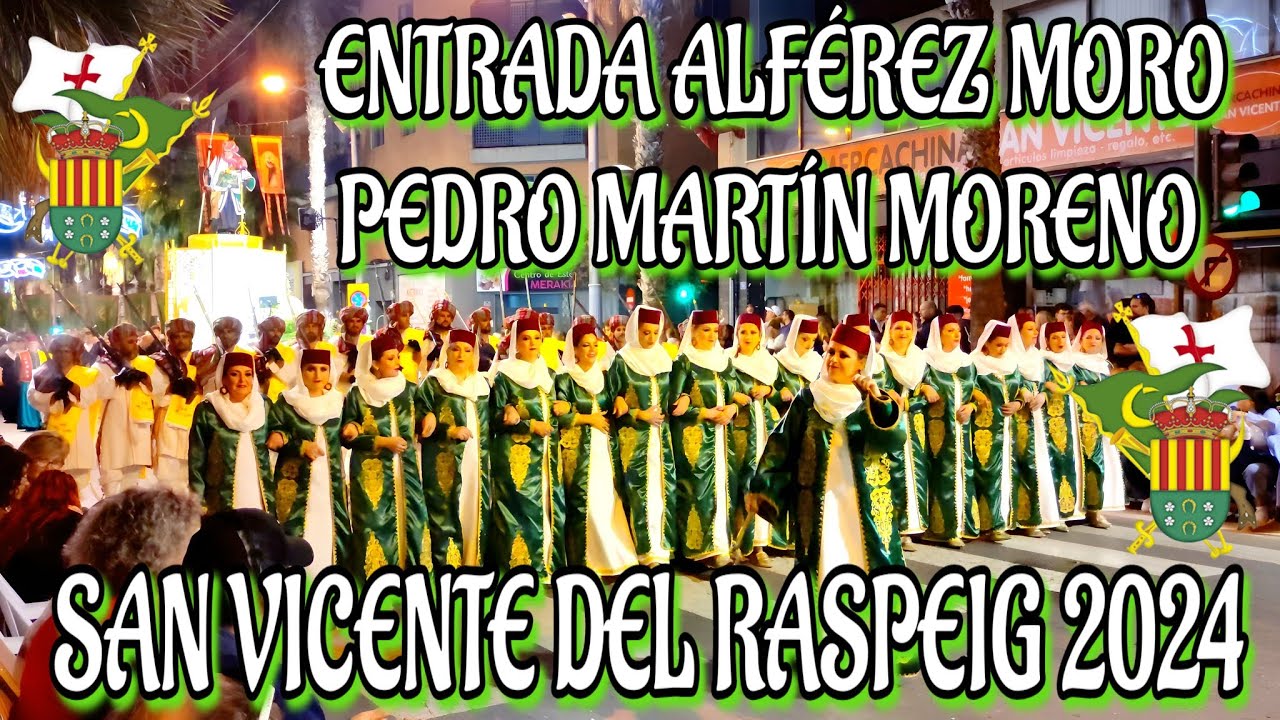 4K ENTRADA ALFÉREZ MORO - SAN VICENTE DEL RASPEIG 2024 #morosycristianos #fiesta #desfile #alicante