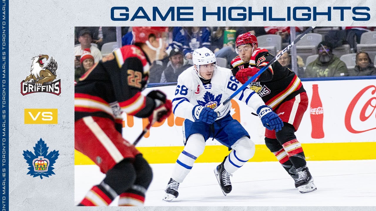 Toronto Marlies vs. Grand Rapids Griffins | Game Highlights | December 07, 2025