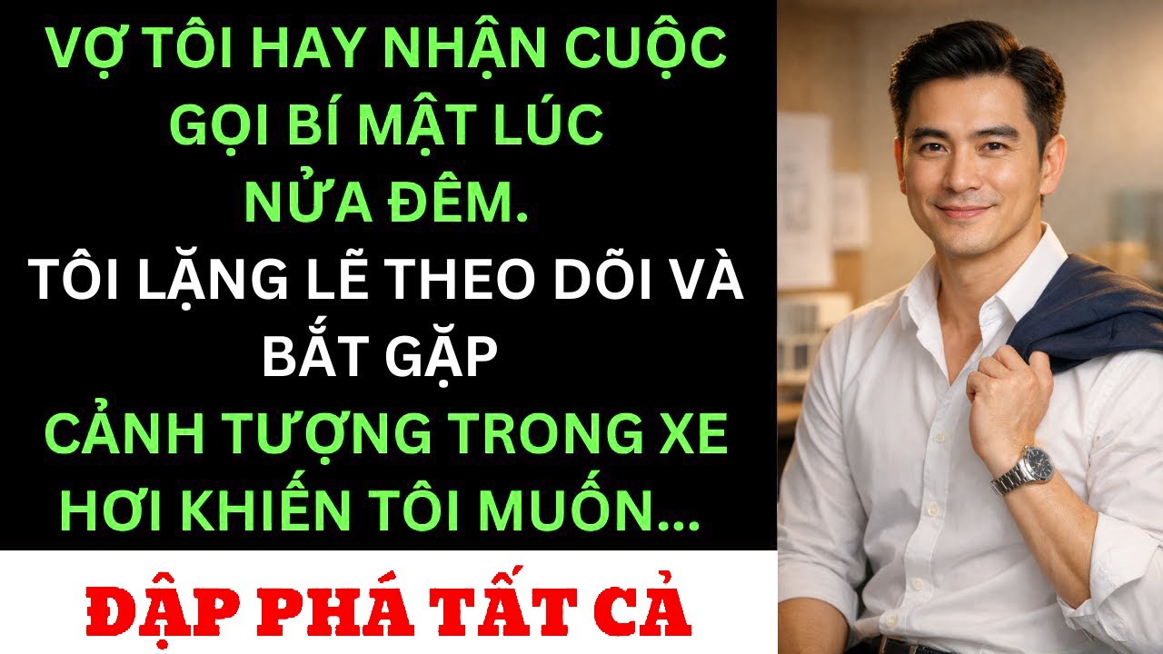 Vợ Hay Nhận Cuộc Gọi Bí Mật Lúc Nửa Đêm — Tôi Lặng Lẽ Theo Dõi Và Bắt Gặp Cảnh Tượng Trong Xe Hơi