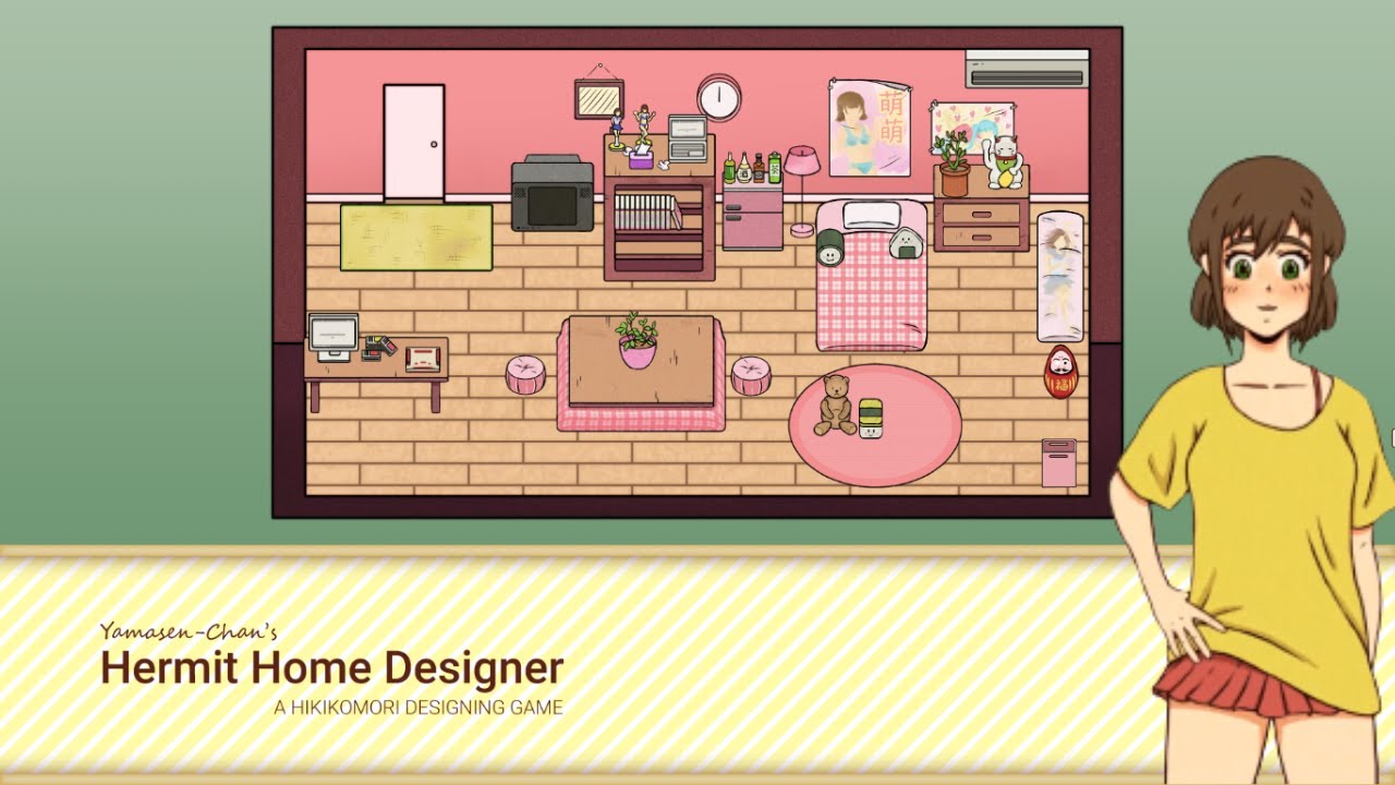 Help Yamasen-Chan design her home | Hermit Home Designer