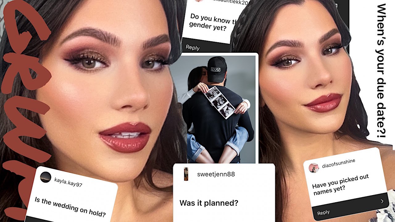 Get Ready With Me! PREGNANCY Q&A!