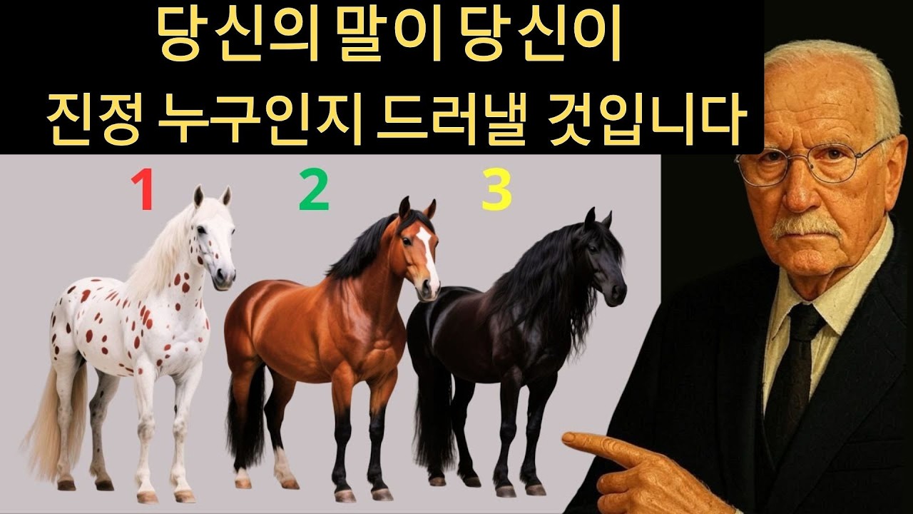 말을 선택하고 자신에 대한 진실을 밝혀보세요 - 칼 융 테스트