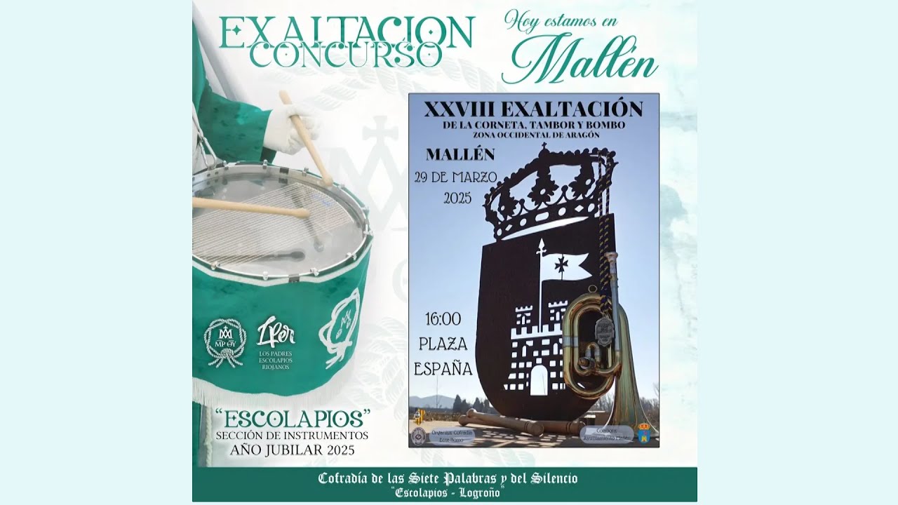 Solo Siete Palabras de Logroño - XXVIII Exaltación de Mallen - 29 de Marzo de 2025.