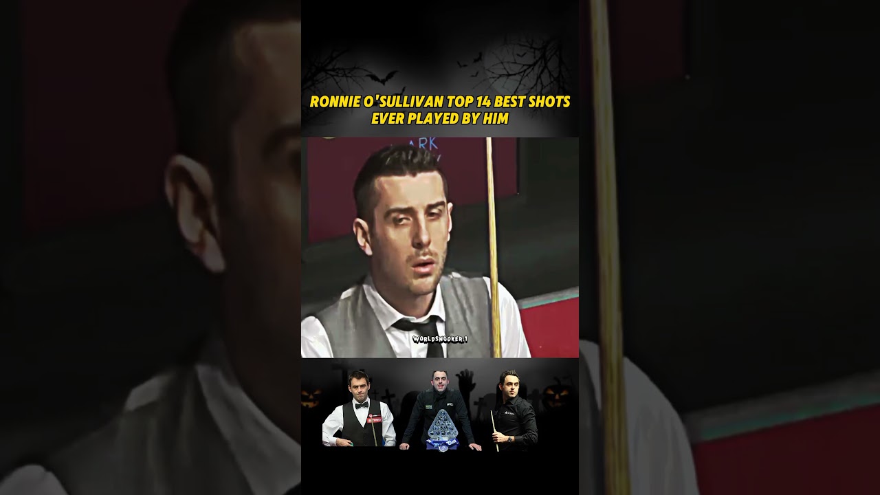 Ronnie O'Sullivan Top 14 Best Shots Ever Played By Him. #ronnieosullivan #markselby #snookerplayer