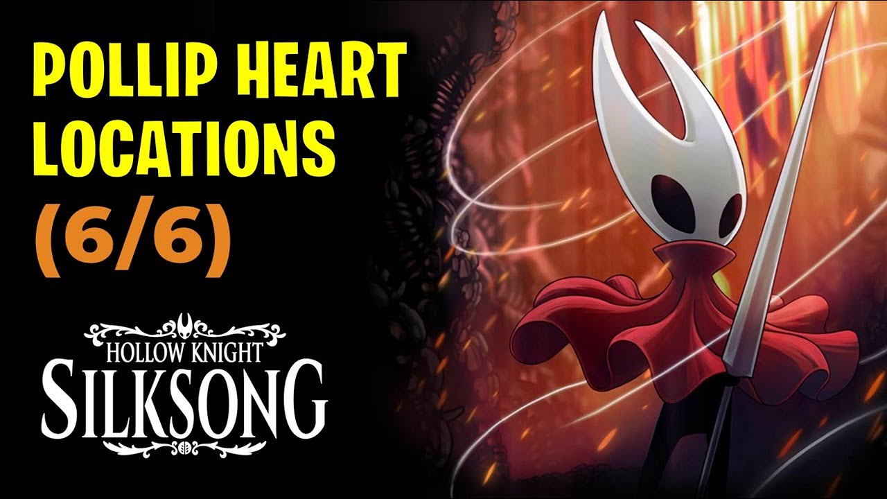 All Pollip Hearts Locations | Hollow Knight Silksong