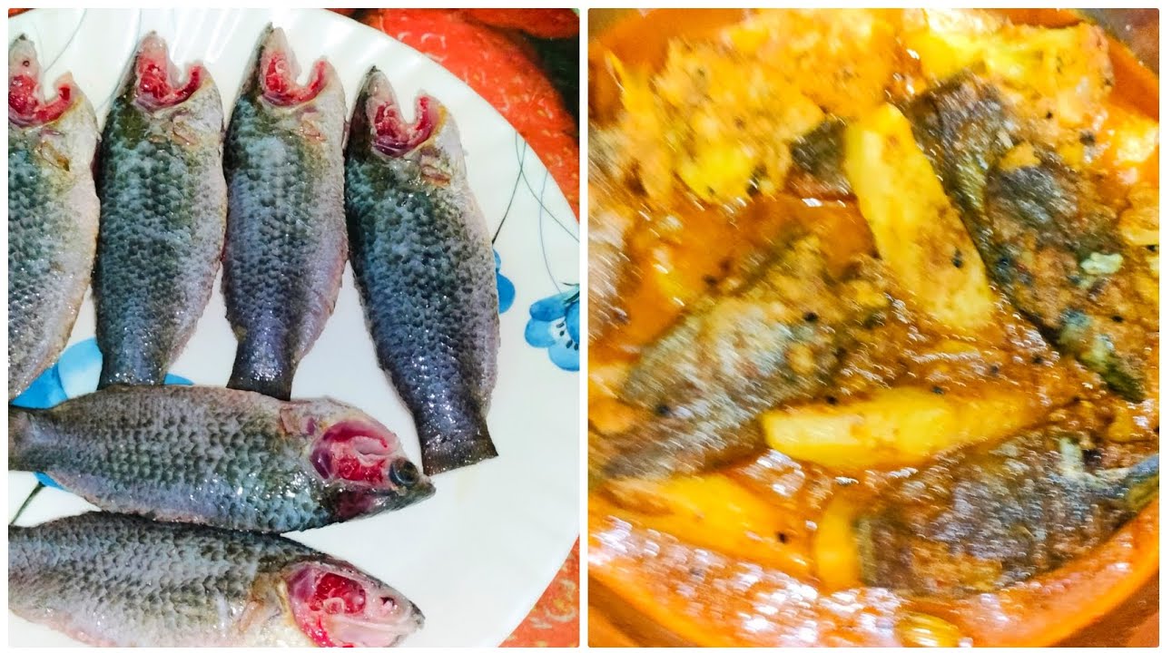 শীতের ফুলকপি দিয়ে দেশী কই মাছের ঝোল।