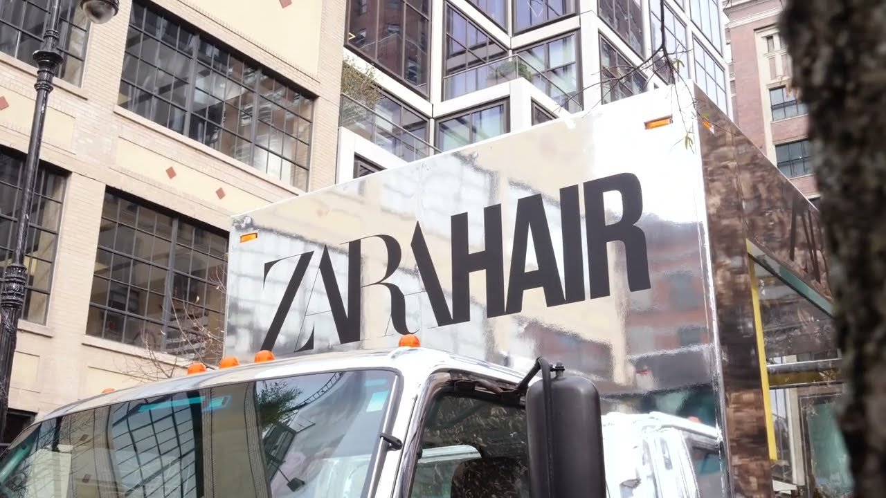 Zara Hair trucks on the streets of New York City 🗽