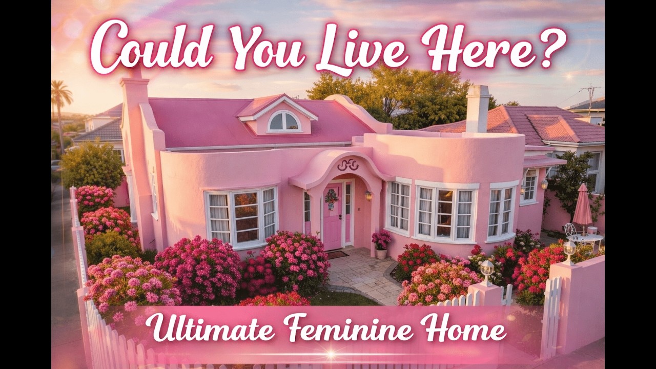 Could You Live in This PINK Dream Cottage? 🏠💕 Ultimate Feminine Home Tour
