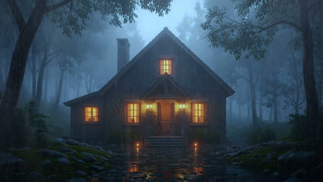 Forest Rain Sounds with Distant Thunder – Ultimate Relaxation and Anxiety Relief