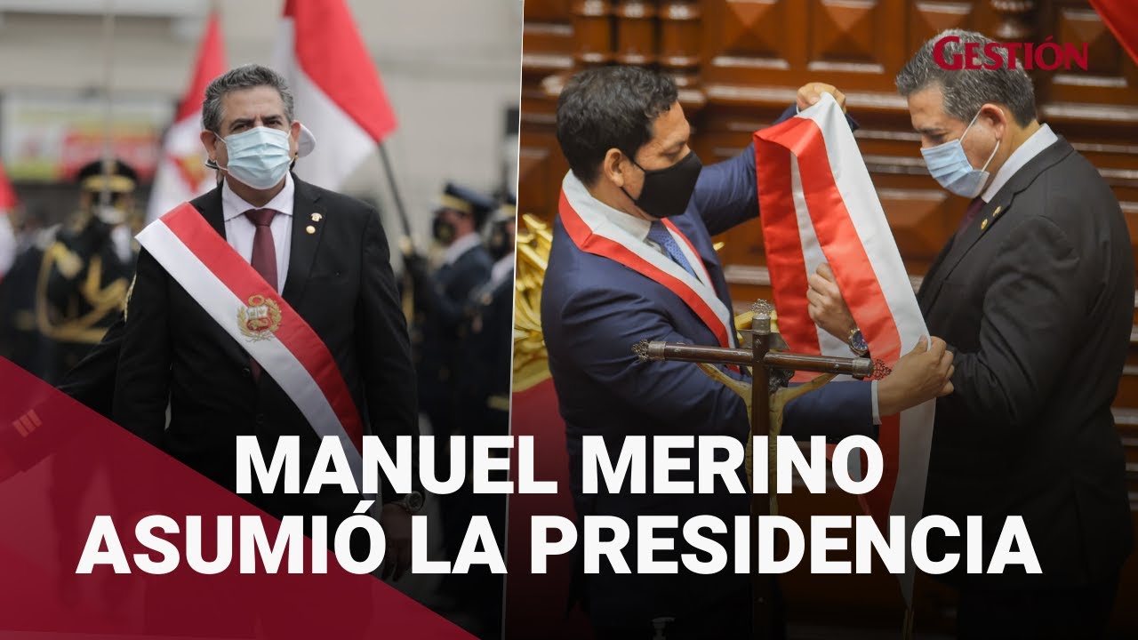 Manuel Merino juró como presidente y anunció gabinete de “consenso y unidad nacional”