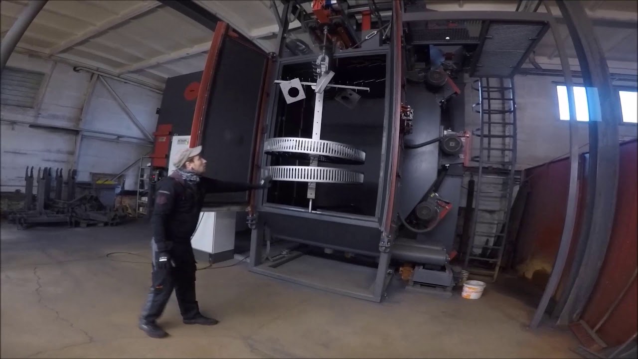 RÖSLER RHBE 15/20 Throughfeed Sandblasting Plant