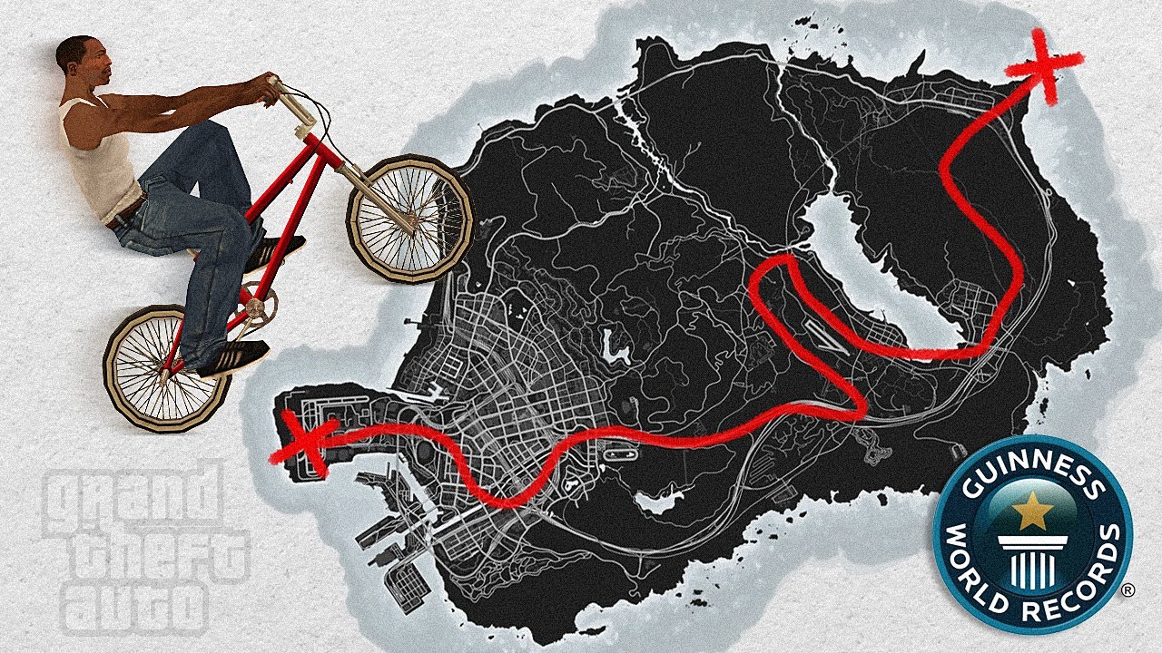 😱Можно Ли на Одном Колесе Проехать Всю Карту В Gta ?