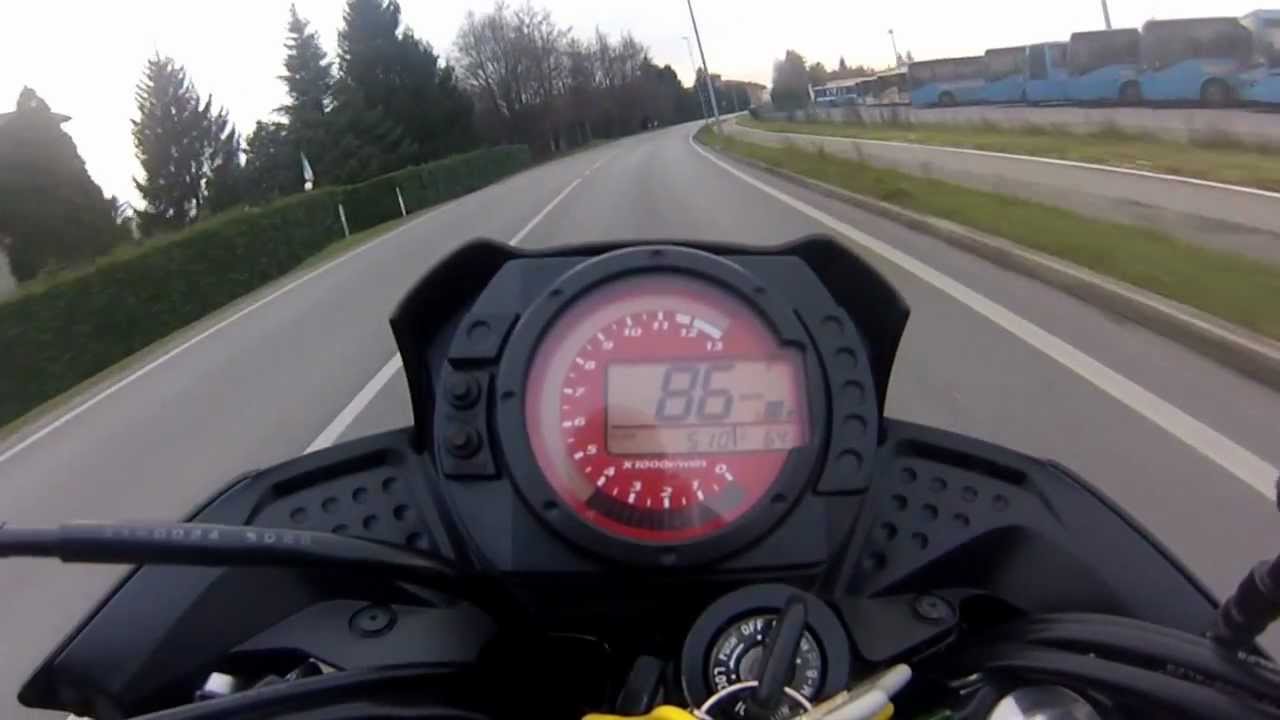 Test Kawasaki Z750 + GoPro Hero 3 Silver Edition