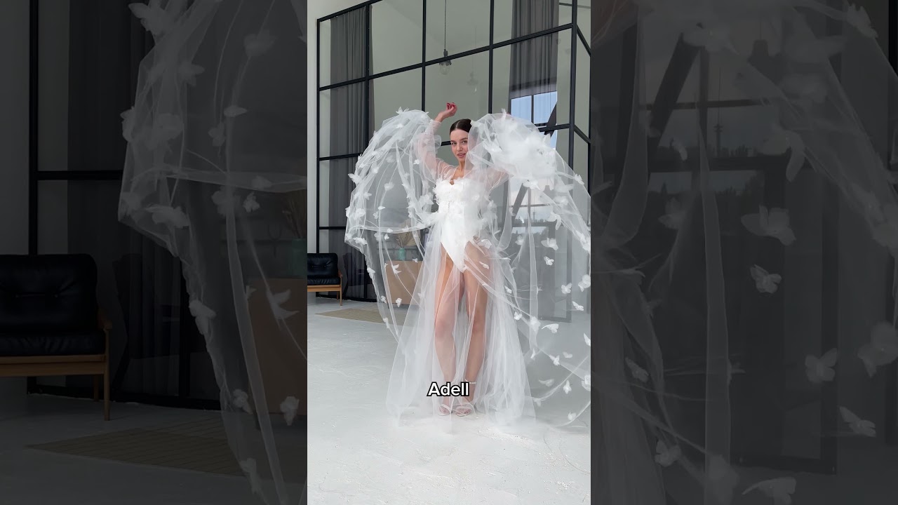 Do you want to see how VOIR Bridal Robe look on you? 