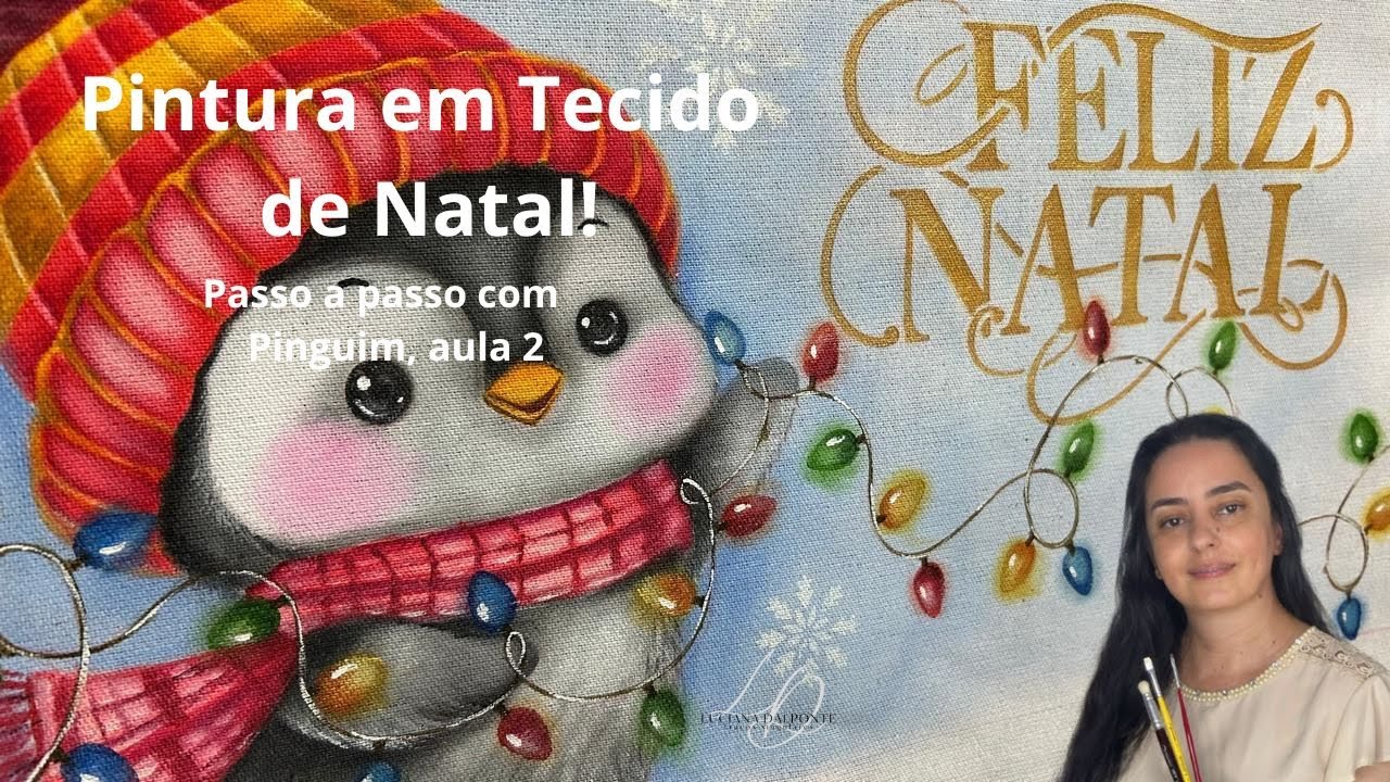 Aprenda a Pintar Esse Lindo Pinguim. Luciana Dalponte