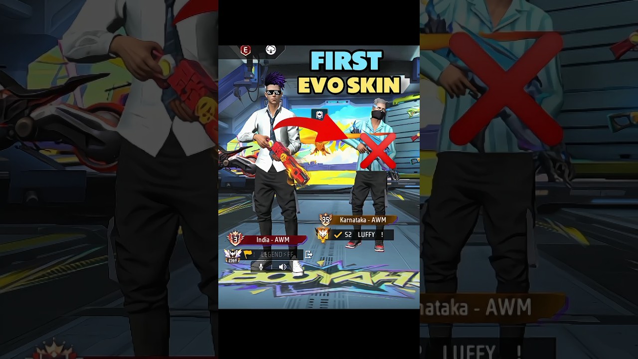 First Evo Gun Skin🤔 ?? #shorts