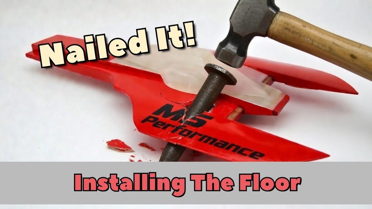 Blazer Marine Backlash Hydroplane | Prep & Installing The Floor