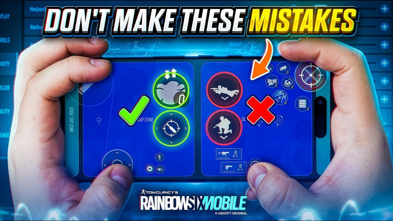 Как получить оптимальные настройки управления в Rainbow Six Mobile