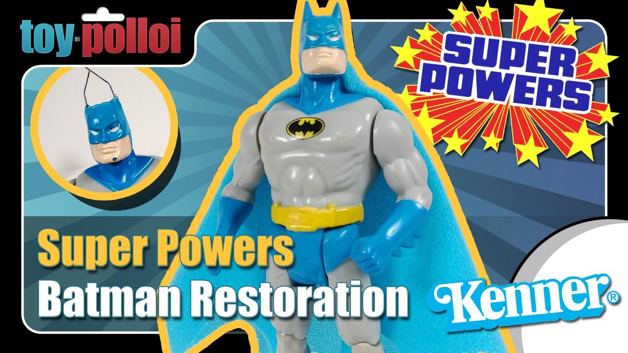 Vintage Kenner Super Powers Batman restoration - Toy Polloi