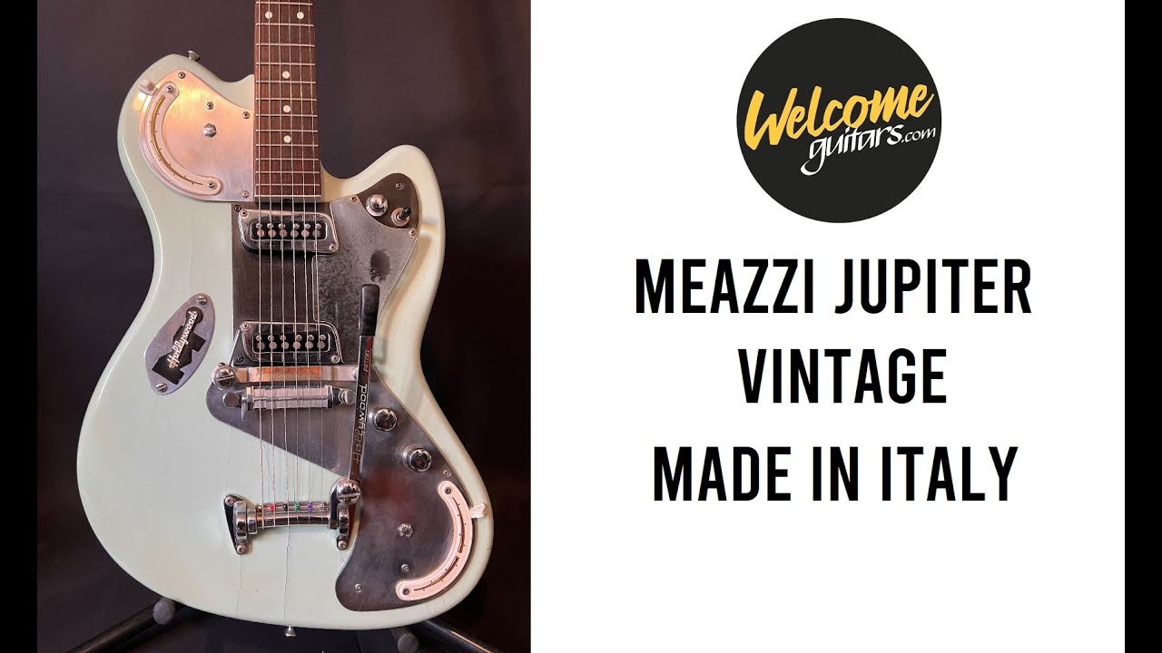 Vintage 1960s Meazzi Hollywood Jupiter Rare Sonic Blue Made in Italy