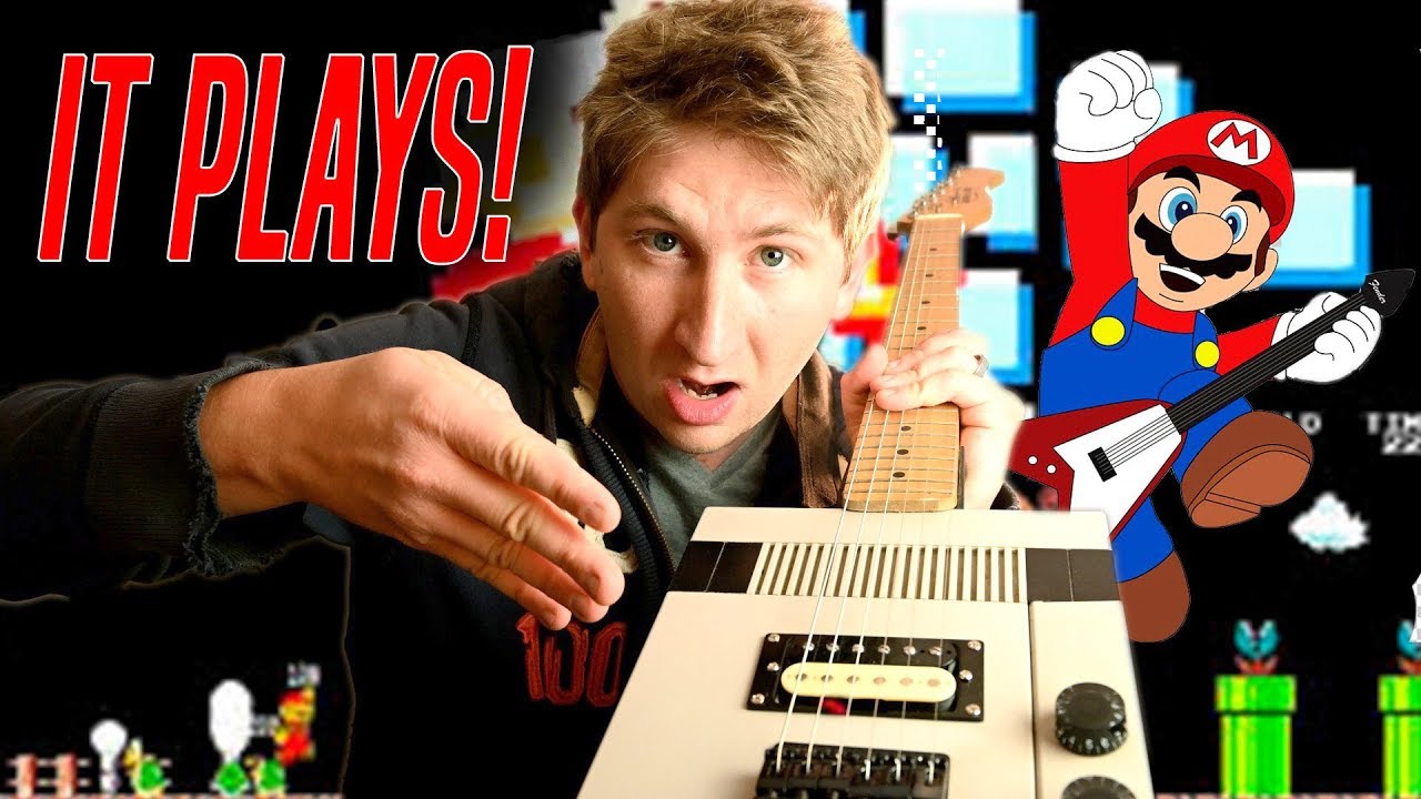 Сделайте гитару для NINTENDO NES! | Как сделать