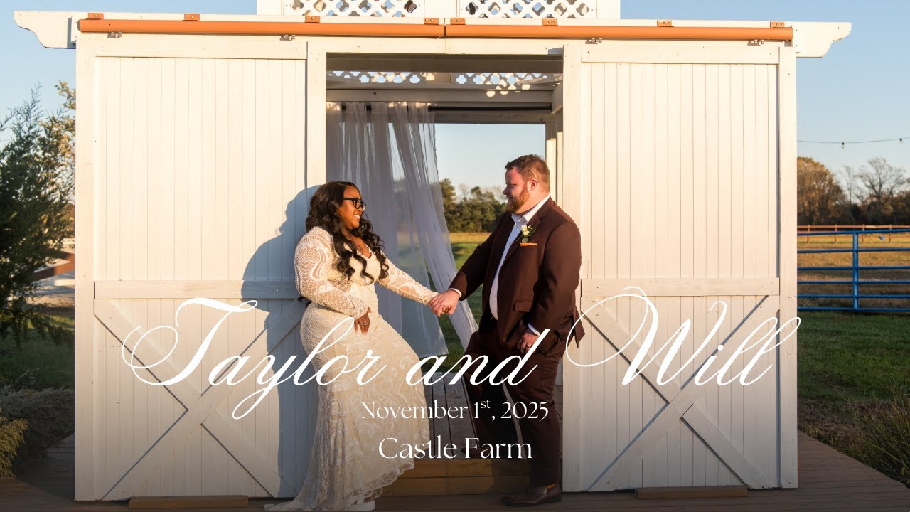 Wedding Reception Film at Castle Farm | Taylor & Will | Maryland Wedding Video