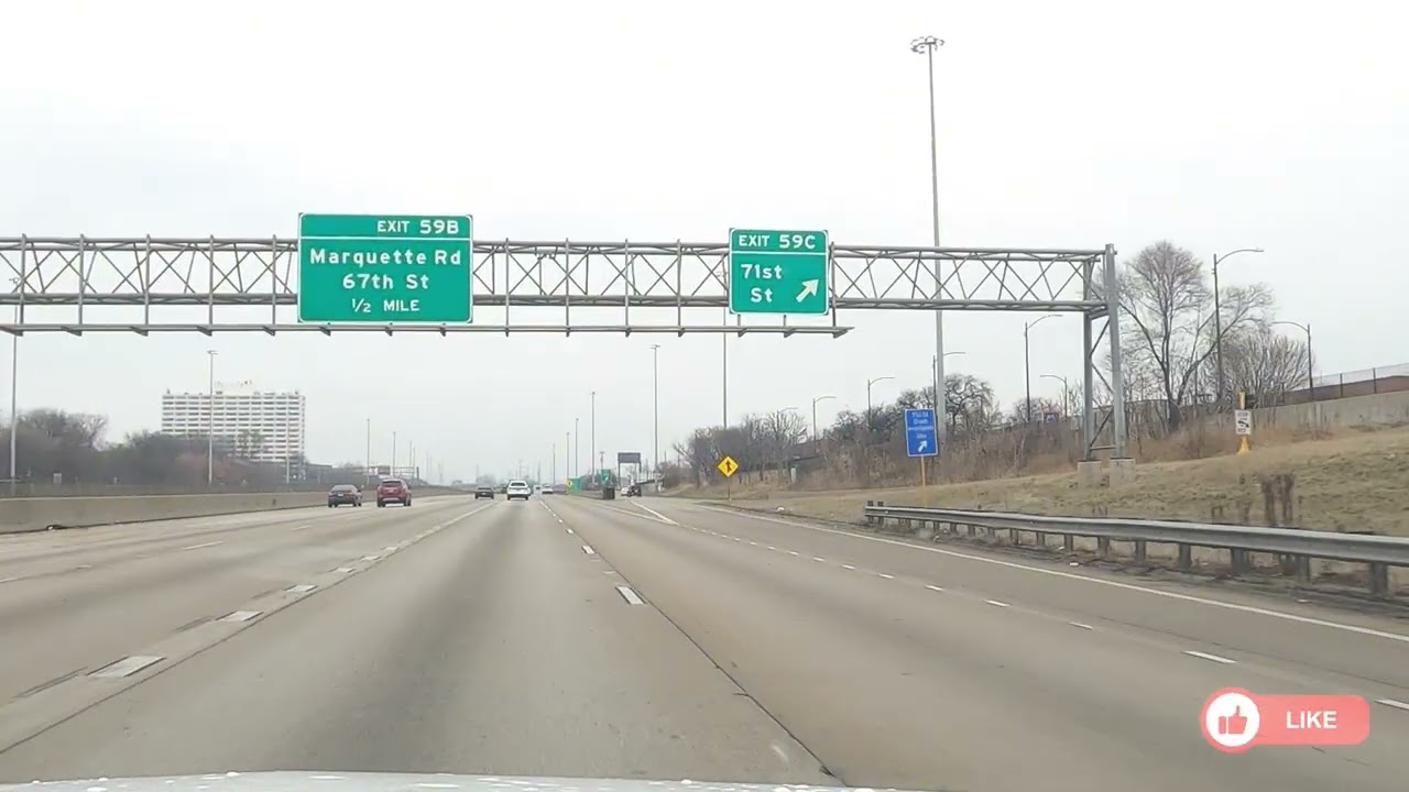 Chicago POV Drive Chatham North on Dan Ryan #chicago #pov #driving #travel #explore #citydrive #asmr
