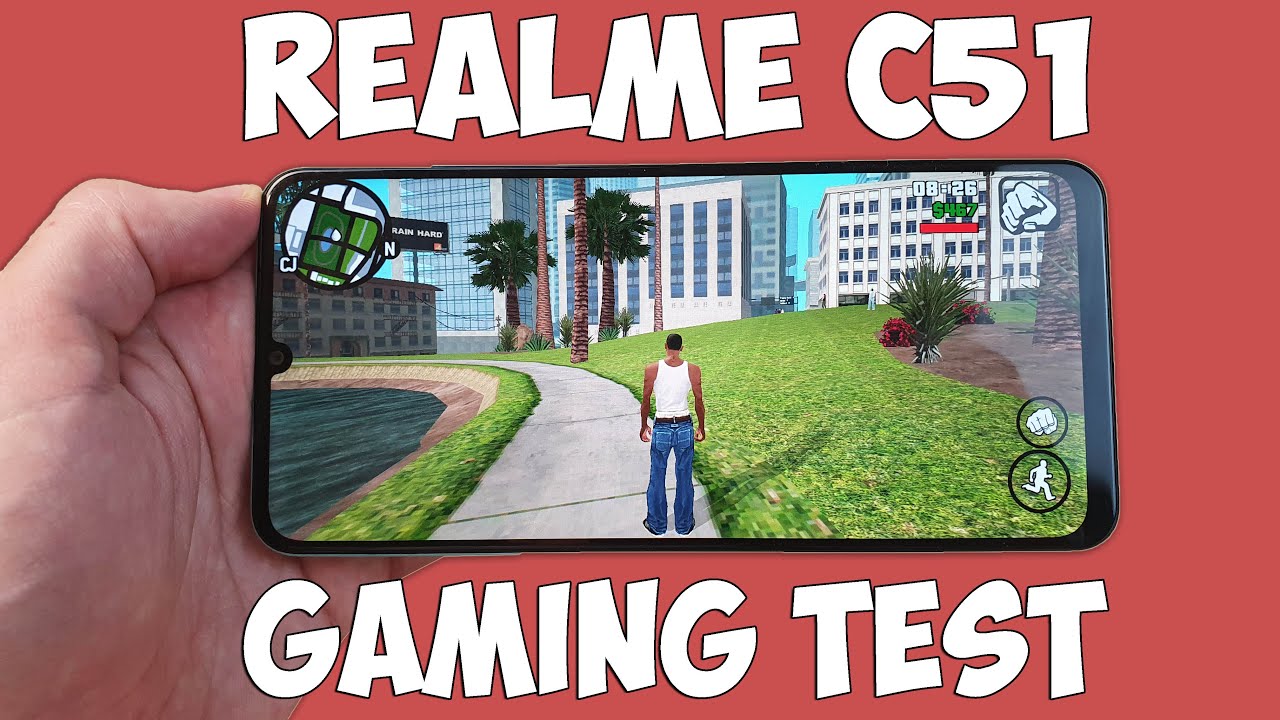 REALME C51 GAMING TEST (UNISOC TIGER T612) - ИГРОВОЙ ТЕСТ!