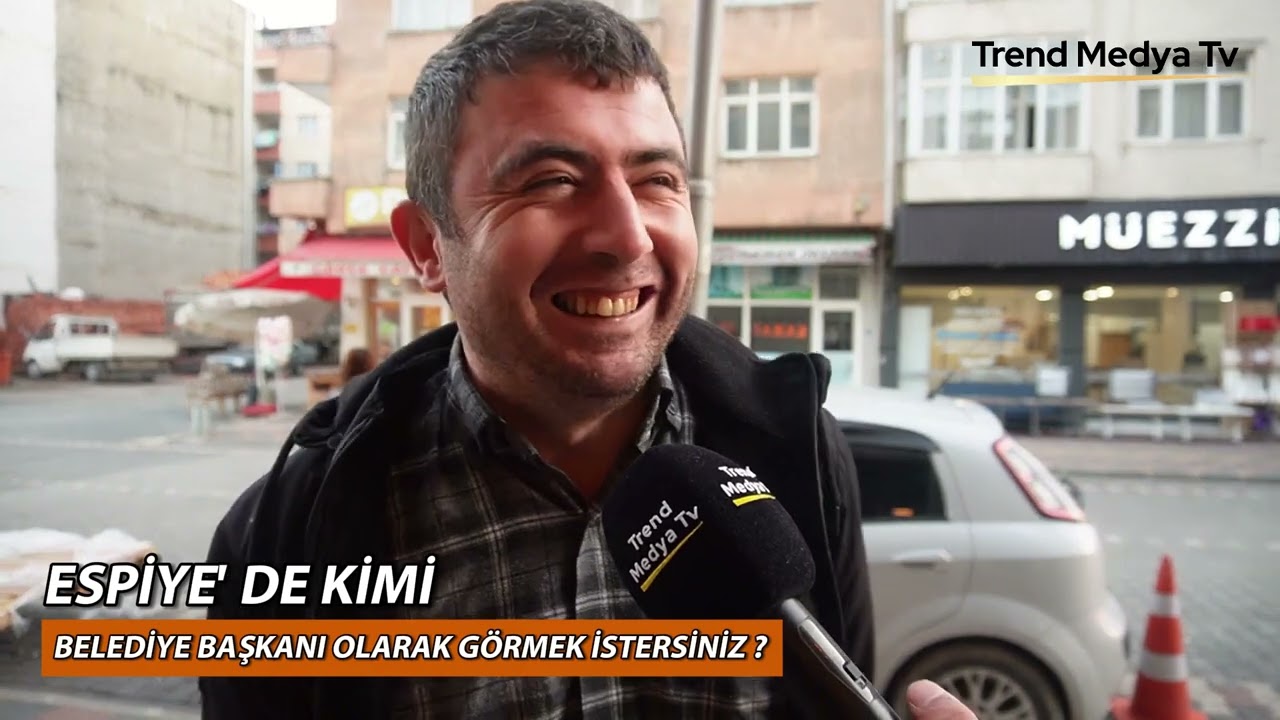 ESPİYE' DE SORDUK (ESPİYE' DE BELEDİYE BAŞKANI OLARAK KİMİ GÖRMEK İSTERSİNİZ?) #giresun #espiye