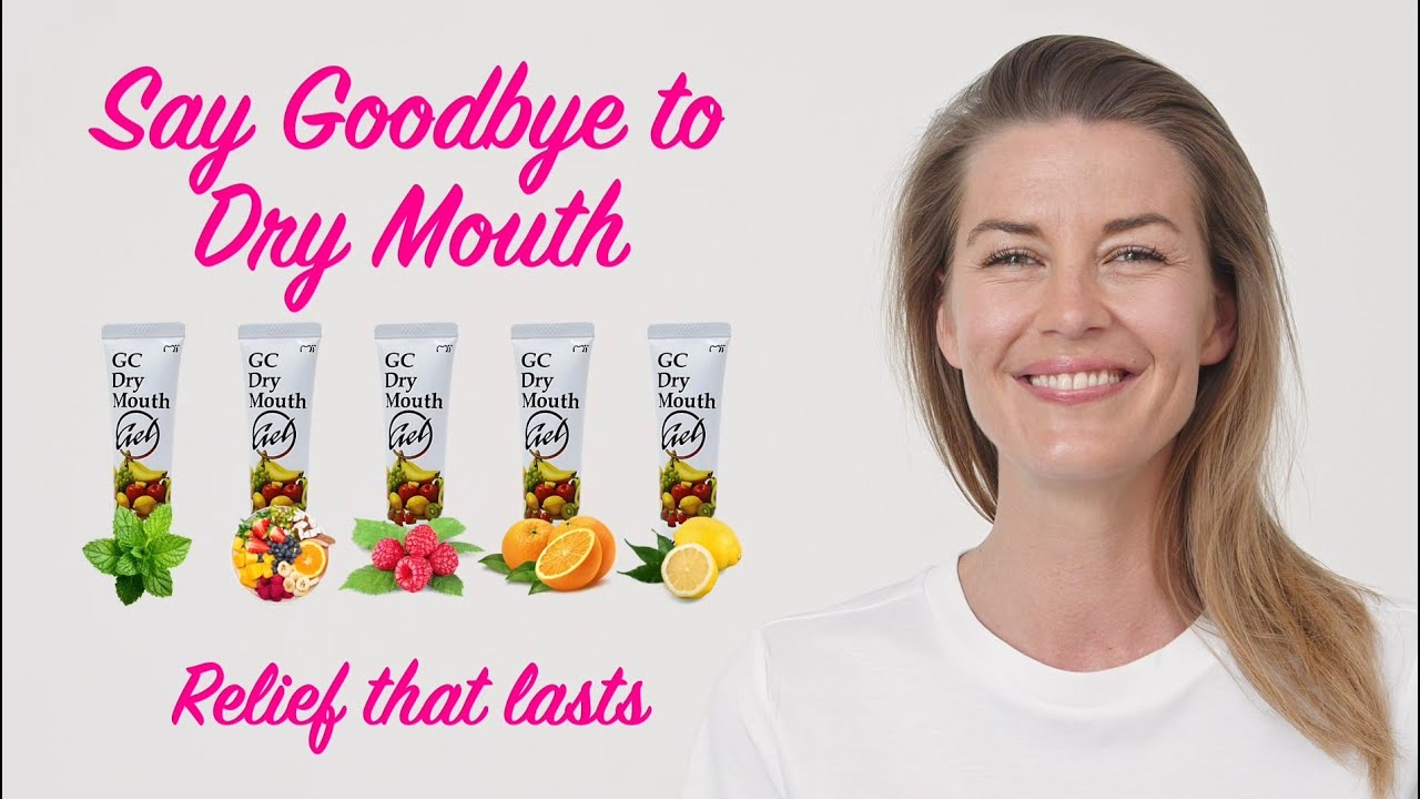 GC Dry Mouth Gel for Patients - Neutral pH Gel for Dry Mouth Relief