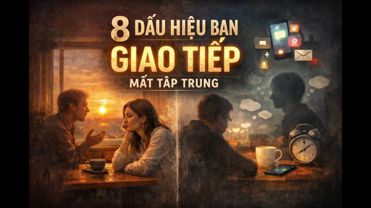 Giao Tiếp Mất Tập Trung (Tập 1): 8 dấu hiệu bạn KHÔNG thực sự GIAO TIẾP TẬP TRUNG