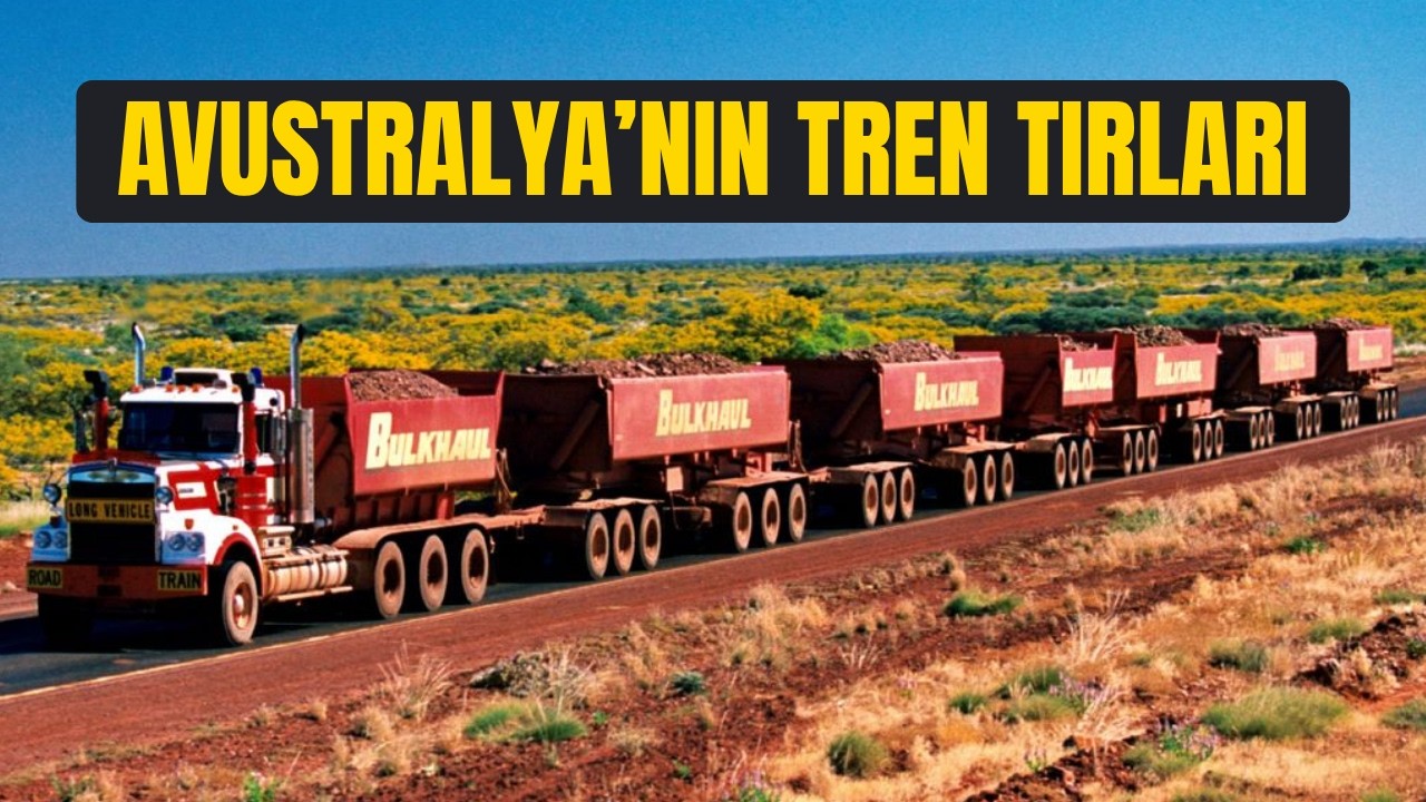 Avustralya’nın Devasa Road Train Tırları 🚛 | Tren Gibi Uzun Kamyonlar!