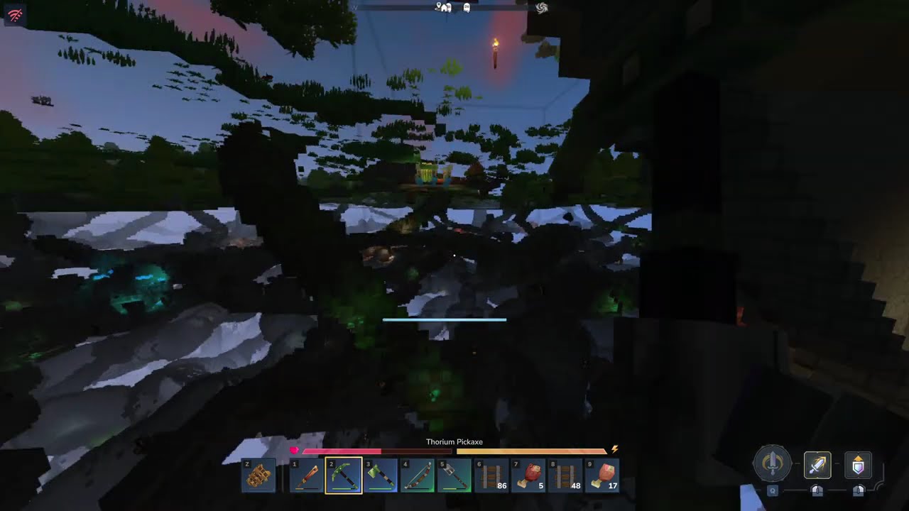 Weird Hytale glitch where you can travel through blocks