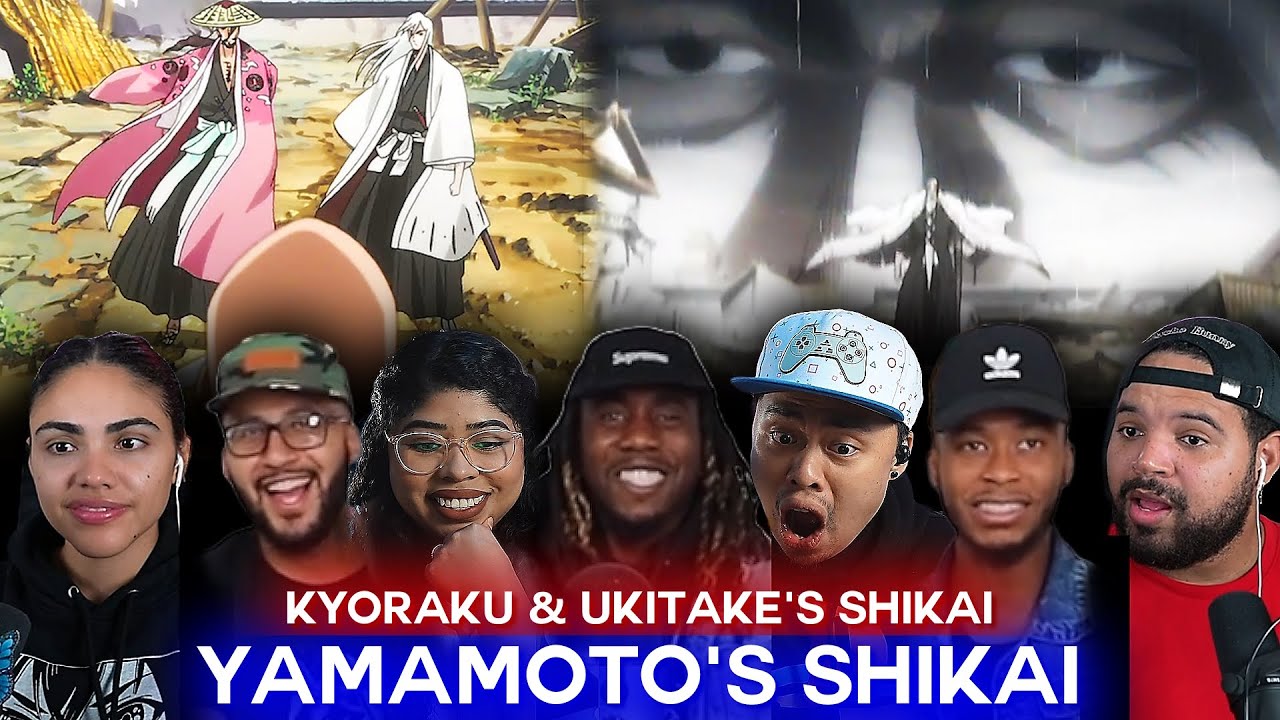 Yamamoto vs Shunsui and Ukitake | Bleach Ep 55, 56 Reaction Highlights
