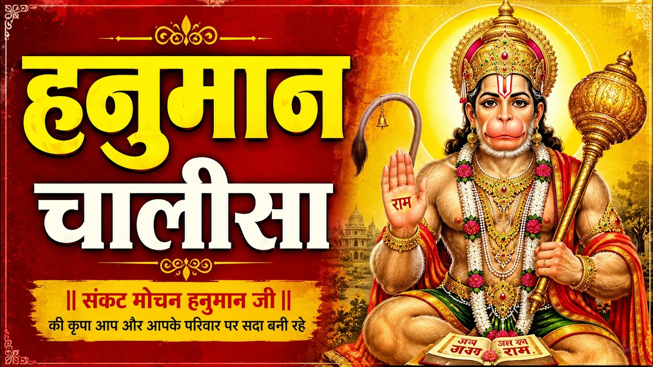 हनुमान चालीसा | Hanuman Chalisa | जय हनुमान ज्ञान गुन सागर | Powerful Devotional | #hanumanchalisa