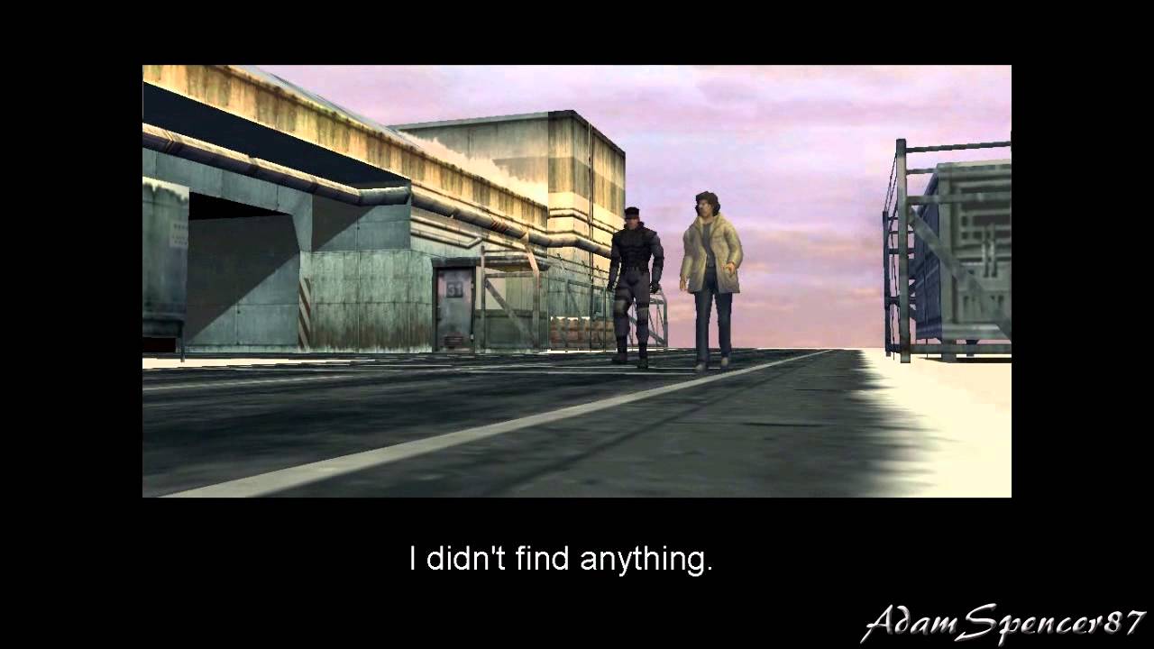 Metal Gear Solid English HD Cutscenes - Otacon Ending