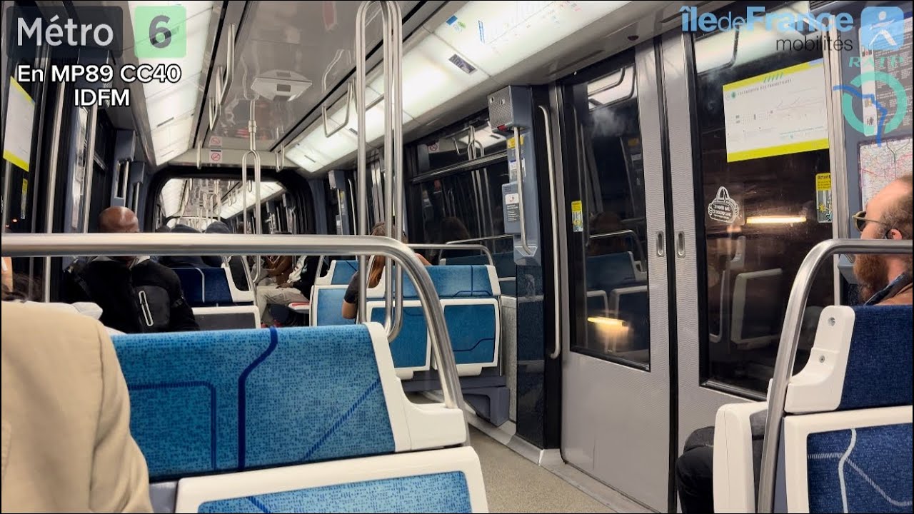 M6 MP89CC N°40 IDFM Dugommier - Quai de la Gare