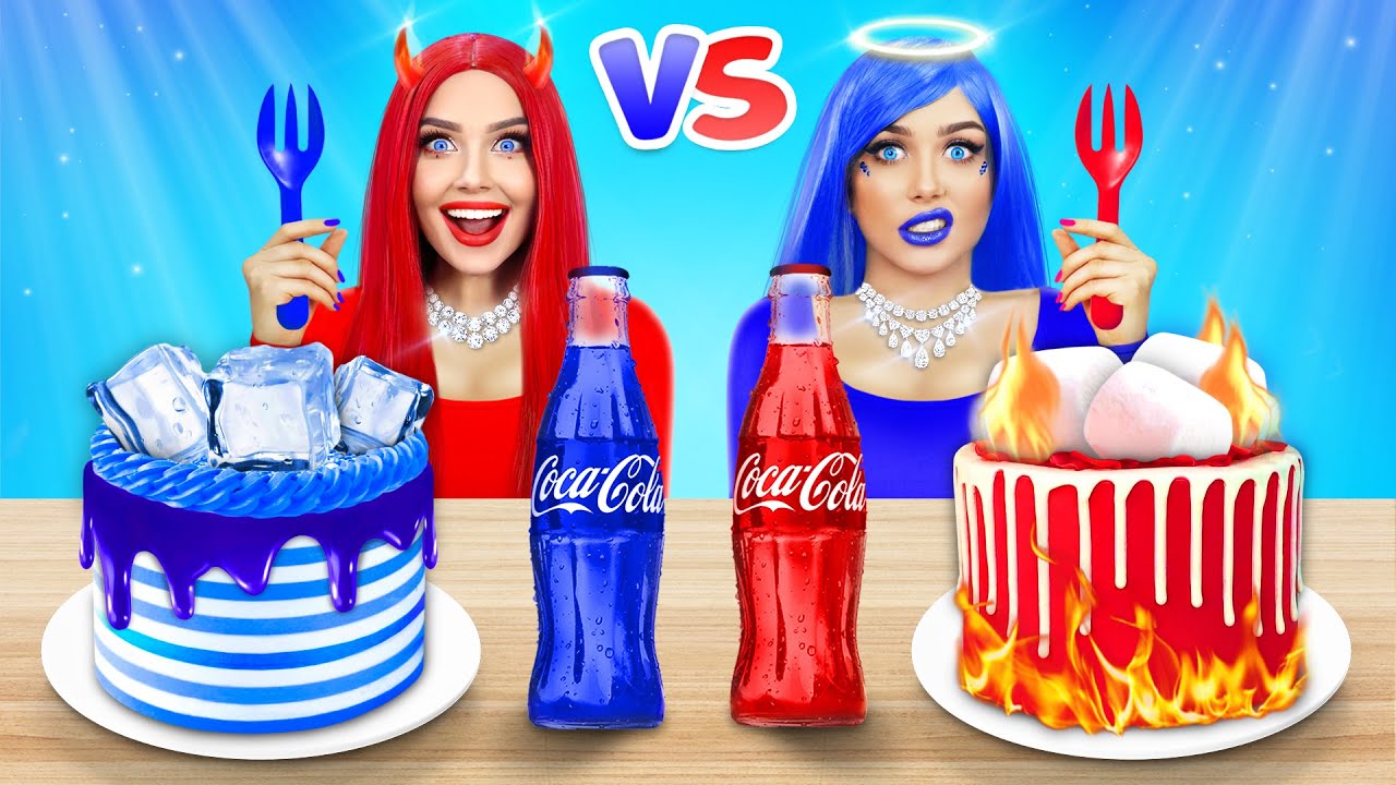 Desafio: Quente VS Frio | Menina Fogo vs Menina Gelo & Hist&oacute;rias de Gravidez por RATATA COOL