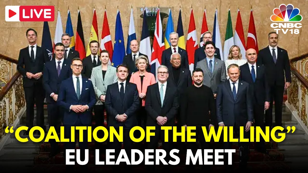 Ukraine Summit LIVE: EU Leaders Arrive at the Elysee Palace For Talks with Zelenskiy | Macron | N18G