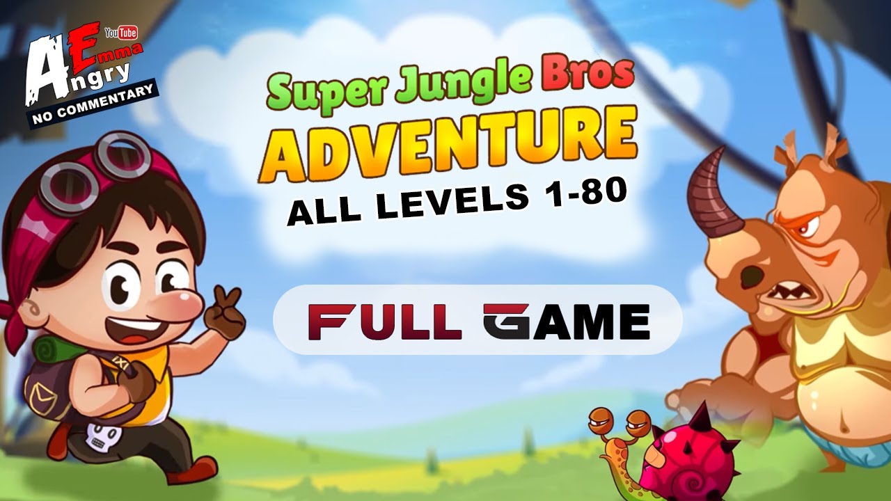Super Jungle Bros Adventure - FULL GAME (all levels 1-80) Android Gameplay