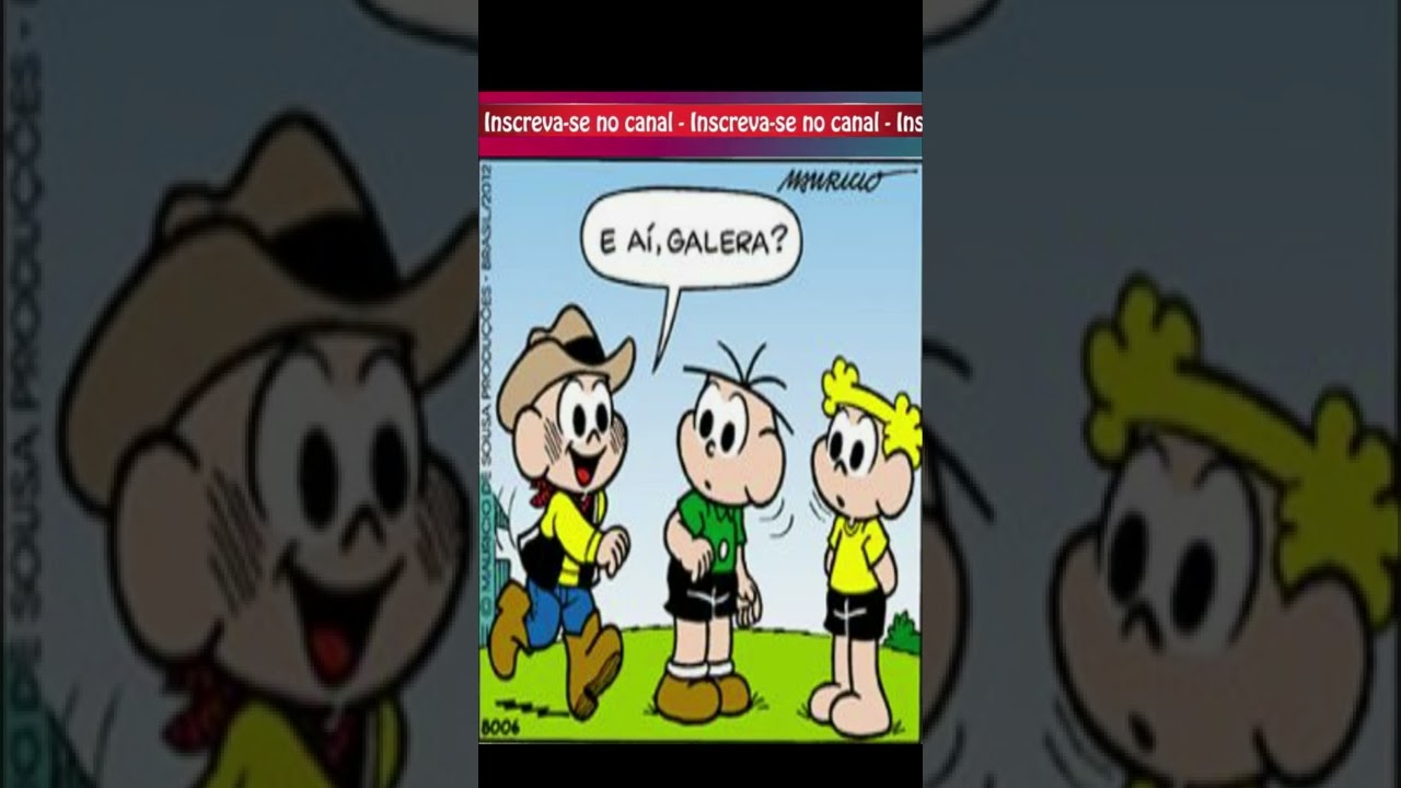 COWBOY - CEBOLINHA CASC&Atilde;O E XAVECO -  Tirinhas engra&ccedil;adas da Turma da M&ocirc;nica #shorts