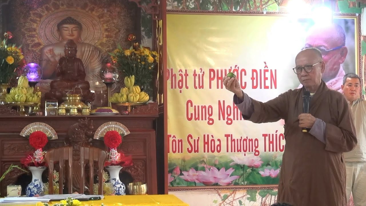 Thầy Huyền Diệu chia sẻ sự nhiệm mầu của việc tu tập với phật tử Phước Điền