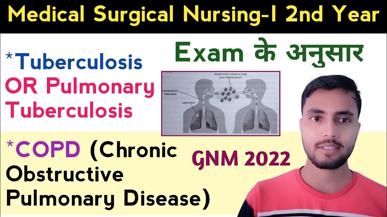T.B क्षय रोग, COPD - GNM 2nd Year - महत्त्वपूर्ण प्रशन - Medical Surgical Nursing -I @NursingGyan